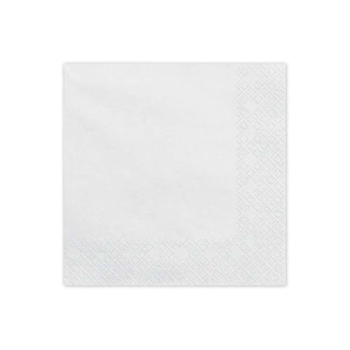 Picture of PAPER NAPKIN WHITE 33X33CM - 20 PACK